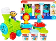 Masy plastyczne - Fisher Price Fisher Price Pociąg masa plastyczna 3 kol. ZA3619 - miniaturka - grafika 1