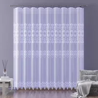 Firany - Firanka żakardowa metrażowa wys. 230 cm Arizema A147 biała - miniaturka - grafika 1