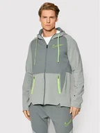 Bluzy sportowe męskie - Nike Bluza techniczna Full-Zip Training DD2102 Szary Regular Fit - miniaturka - grafika 1