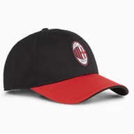 Czapki i chusty sportowe męskie - Czapka Puma AC Milan Fan BB Cap 025035-02 czarny one size - miniaturka - grafika 1