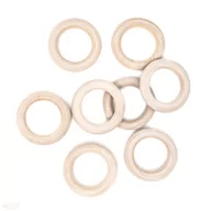 Dekoratorstwo - Drewniane kółko do makramy 45MM, 8 SZT. - miniaturka - grafika 1