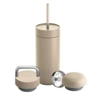 Kubki termiczne - Fellow Carter Move Mug 3 w 1 - Kubek termiczny + 3 nakrętki - Piaskowy 473 ml - miniaturka - grafika 1