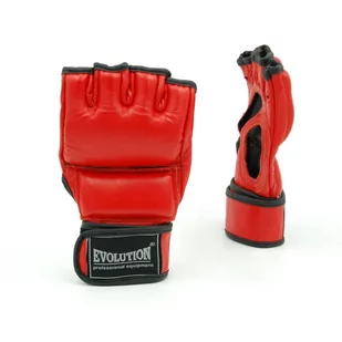 Rękawice sparingowe MMA Red - Rękawice bokserskie - miniaturka - grafika 1