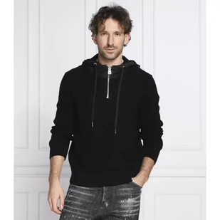 HUGO Bluza Shoobro | Regular Fit | z dodatkiem wełny - Bluzy męskie - miniaturka - grafika 1