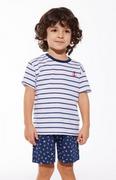 Piżamy chłopięce - Cornette Kids Boy 801/111 Marine 98-128 piżama chłopięca - miniaturka - grafika 1