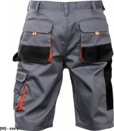 Odzież robocza - CERVA BE-01-009 - krótkie spodnie robocze, bawełna 20%, poliester 80% - royal/czarny 46 - miniaturka - grafika 1