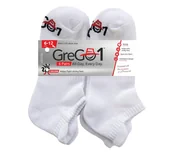 Skarpetki męskie - Białe skarpety na każdy dzień GreGo1 z USA x6 par - miniaturka - grafika 1