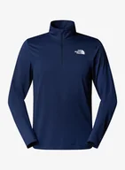 Bluzy sportowe damskie - Bluza bez kaptura The North Face 24/7 1/4 Zip Tee - summit navy - miniaturka - grafika 1