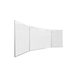 Tablica biała szkolna suchościeralna magnetyczna typu "tryptyk" 120x180//360 - Tablice i flipcharty - miniaturka - grafika 1