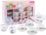 Zabawy w naśladowanie dorosłych - Porcelanowy Serwis Do Herbaty Jednorożce Zestaw 13El Dla Dzieci Prezent - miniaturka - grafika 1
