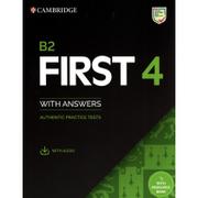 Pozostałe języki obce - Cambridge University Press B2 First 4. Student's Book with answers with Audio and Resource Bank - miniaturka - grafika 1