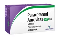 Suplementy diety - Paracetamol aurovitas 500 mg x 50 tabl - miniaturka - grafika 1