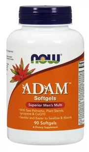 Now® Foods NOW Adam, Multiwitamina dla mężczyzn, 90 kapsułek - Witaminy i minerały - miniaturka - grafika 1