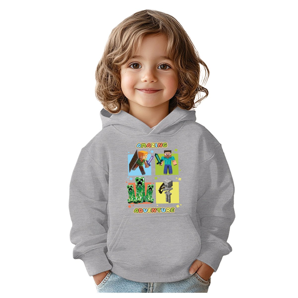 BLUZA DZIECIĘCA MINECRAFT 146-152 CHŁOPIĘCA DZIEWCZĘCA PREZENT