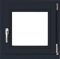 Okna - Lupol 3-szybowe fasadowe lakier kolor antracyt O1 90 RU 565x535 mm - miniaturka - grafika 1