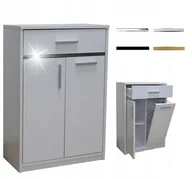 Szafki łazienkowe - Szafka Łazienkowa stojąca z koszem szer. 60cm Producent Kod: 815K - miniaturka - grafika 1