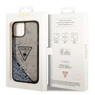 Guess Etui GUHCP14SLFCTPK do Apple iPhone 14 6,1" czarny/black hardcase Liquid Glitter Palm Collection - Etui i futerały do telefonów - miniaturka - grafika 8