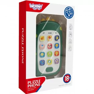 WOOPIE BABY Telefonik Interaktywny Komórka z Dźwiękami - Zabawki interaktywne dla dzieci WOOPIE BABY Telefonik Interaktywny Komórka z Dźwiękami - Zabawki interaktywne dla dzieci - miniaturka - grafika 1