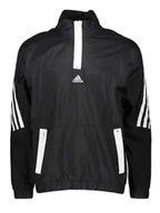 Odzież trekkingowa męska - adidas Bluza polarowa w kolorze czarnym - miniaturka - grafika 1