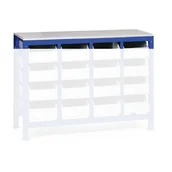 Szafy i regały magazynowe - B2B Partner Blat kryjący do regałów z szufladami 284114 - miniaturka - grafika 1