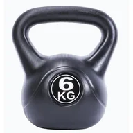 Kettlebell - Kettlebell 6 kg Pure2Improve czarny P2I202090 6 kg - miniaturka - grafika 1
