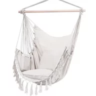 Fotele ogrodowe wiszące - HUŚTAWKA FOTEL WISZĄCY KRZESŁO BRAZYLIJSKIE  BOHO - miniaturka - grafika 1