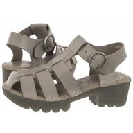 Sandały damskie - Sandały Emme Bridle Taupe P801511002 (FL387-b) FLY London - miniaturka - grafika 1