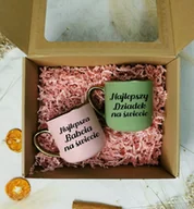 Gadżety dla niej i dla niego - Zestaw prezentowy dla Babci i Dziadka - ZESTAW 2 KUBKÓW - miniaturka - grafika 1