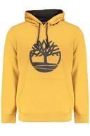 Bluzy męskie - BRĄZOWA BLUZA BEZ ZAMKA MĘSKA TIMBERLAND - Timberland - miniaturka - grafika 1