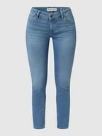 Spodnie damskie - Jeansy o kroju slim fit z dodatkiem streczu model ‘Alby’ - miniaturka - grafika 1