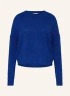 Moda i Uroda OUTLET - Darling Harbour Sweter Z Kaszmiru blau - miniaturka - grafika 1