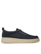 Półbuty męskie - Clarks Półbuty Polden Moc 26180866 Granatowy - miniaturka - grafika 1