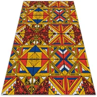 Dywany - Modny winylowy dywan Kolorowe kafle 120x180 cm - miniaturka - grafika 1