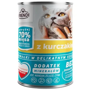 Frendi Mokra Karma Dla Dorosłych Kotów Z Kawałkami Kurczaka W Sosie 400 g - Mokra karma dla kotów - miniaturka - grafika 1