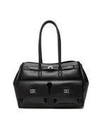 Torebki damskie - Gino Rossi Torebka EO-CLOVER-X10167 Czarny - miniaturka - grafika 1