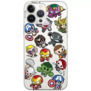 Etui Marvel dedykowane do Xiaomi REDMI NOTE 9, wzór: Avengers 024 Etui częściowo przeźroczyste, oryginalne i oficjalnie licencjonowane - Etui i futerały do telefonów - miniaturka - grafika 1