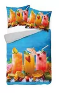 Pościel - Detexpol Pościel z mikrofibry 3D 160x200 kolorowe drinki 4213 A mikro 07 - miniaturka - grafika 1