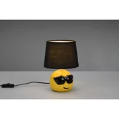 Lampy stojące - Trio Rl Grace R51131012 lampa stołowa lampka 1x40W E14 niebieska/złota - miniaturka - grafika 1