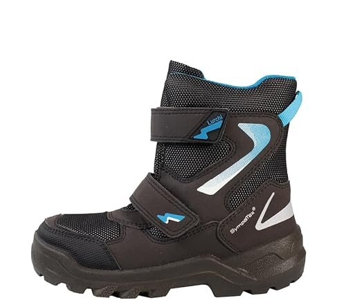 Lurchi Botki Kazu-Sympatex, Black Turquoise, 29 EU Weit