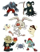 Zabawki kreatywne - Tatuaże - Zombie - Herma - miniaturka - grafika 1