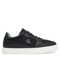 Sneakersy męskie - Sneakersy Calvin Klein Jeans Classic Cupsole Tech Ripstop YM0YM01202 Czarny - miniaturka - grafika 1