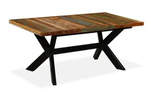 Industrialny stół z drewna mango F9-S32 - Stoły - miniaturka - grafika 1