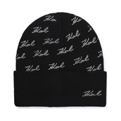 Czapki damskie - Karl Lagerfeld Czapka | z dodatkiem wełny i kaszmiru - miniaturka - grafika 1