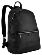 Plecaki - Zdobiony monogramem plecak damski z kieszenią na tablet — David Jones - miniaturka - grafika 1