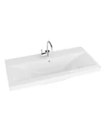 Umywalki - Lavita Kalifornia Umywalka meblowa 82x39 cm biała 5908211495217 - miniaturka - grafika 1