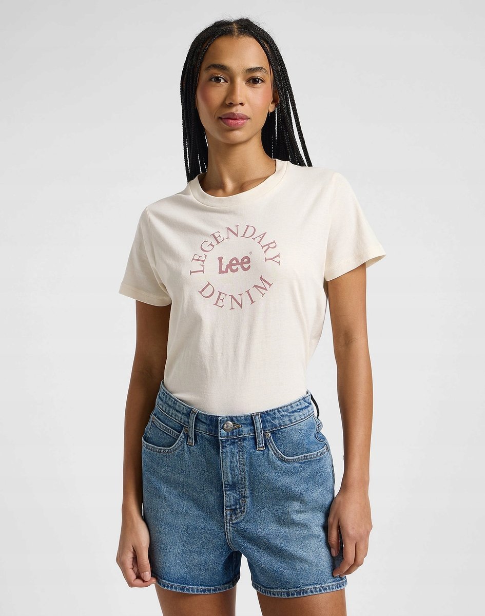 LEE SMALL LEGENDARY TEE ECRU 112339107 L
