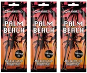 Balsamy i kremy do opalania - Supertan Palm Beach Przyspieszacz do opalania Hialuron x3szt - miniaturka - grafika 1