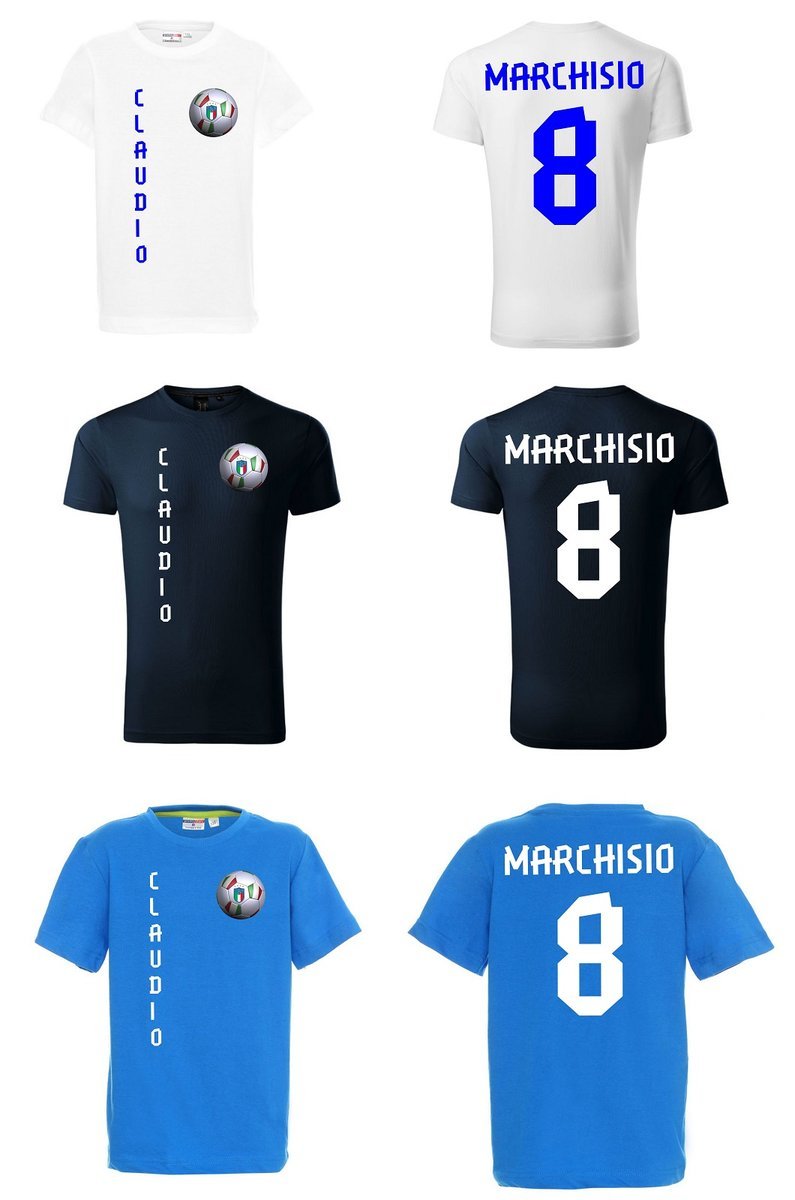Koszulka Włochy CLAUDIO MARCHISIO 8 Jr