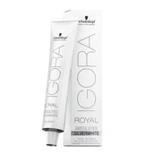 Farby do włosów i szampony koloryzujące - Schwarzkopf Igora Royal Silver White, farba, 60ml | Kolor: niebiesko-szary - miniaturka - grafika 1