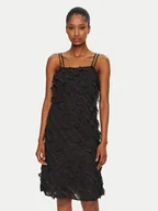 Sukienki - YAS Sukienka koktajlowa Danci 26035272 Czarny Regular Fit - miniaturka - grafika 1